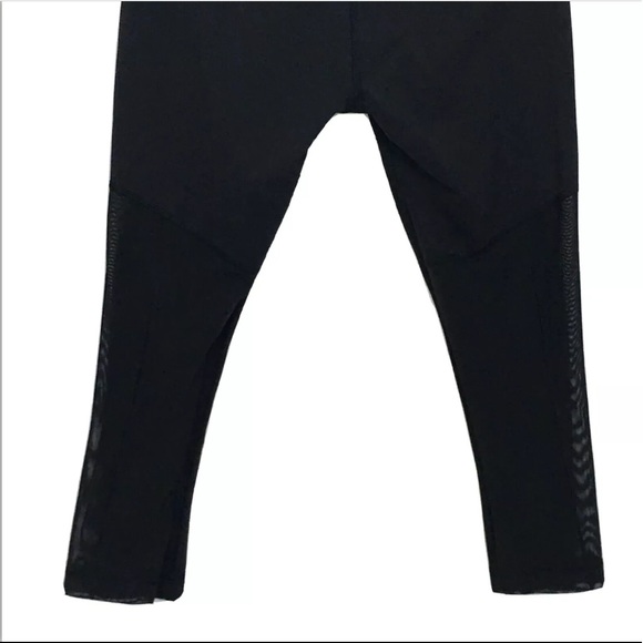 Lululemon Breathe Easy Crop 6 Black Mesh Leggings - Picture 8 of 8